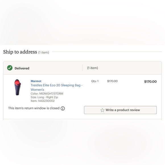 Marmot Trestles Elite Eco 20 Sleeping Bag - Women's Long - Picture 6 of 11